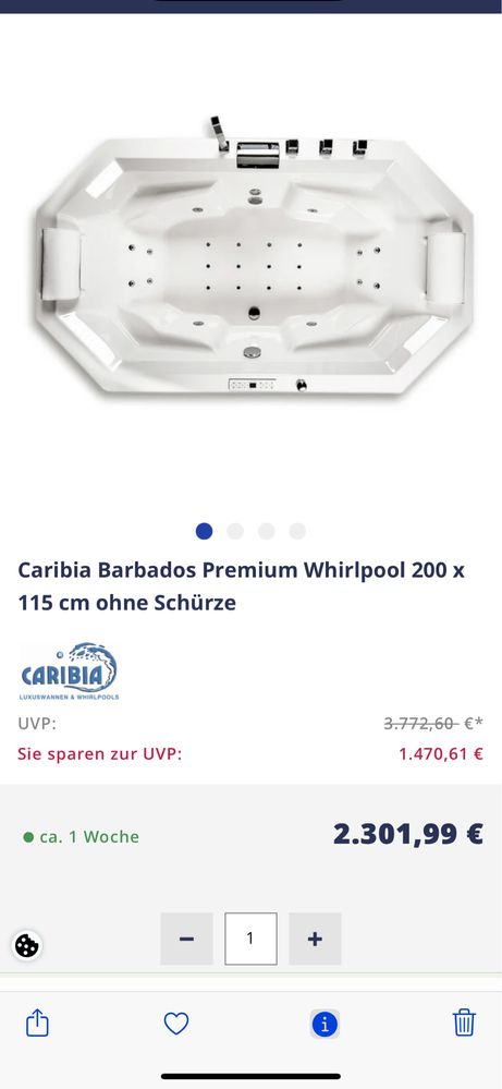 Jacuzzi Caribia premium Noi