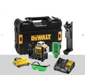 Лазерен нивелир линеен DEWALT DCE089D1G, 360°, 15-30м, зелен лазер