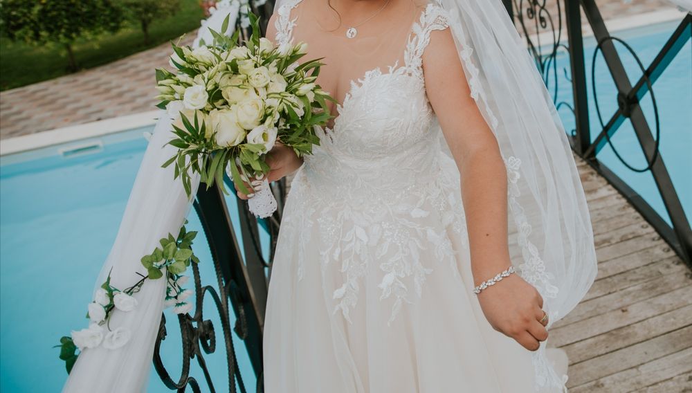 Vând rochie de mireasa creație Barbara Langellotti Atelier!