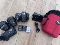 DSLR Nikon D5300 + 2 obiective kit complet