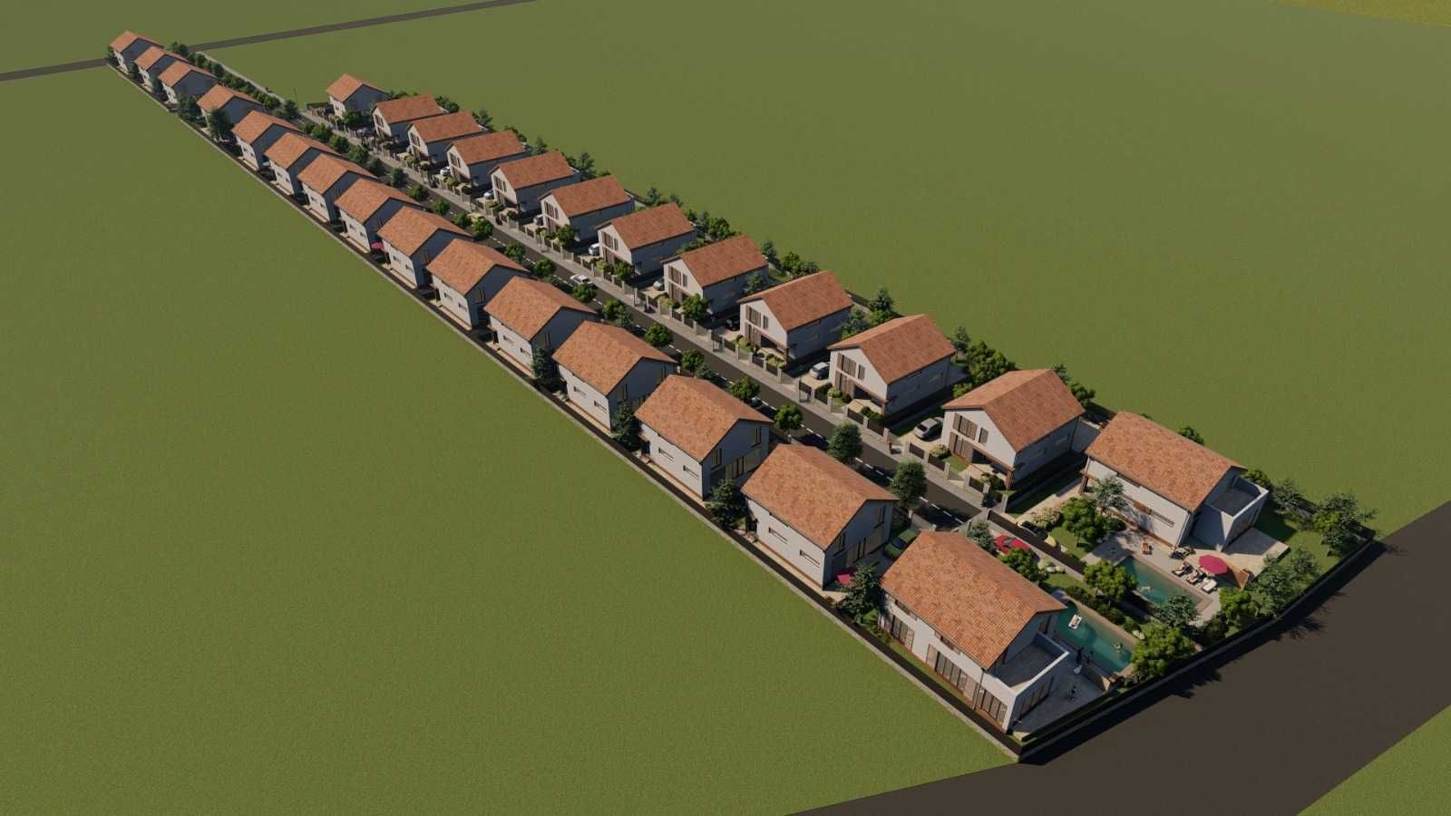Teren intravilan cu PUZ de construire aprobat , posibilitate RATE