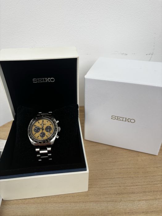 Seiko prospex speedtimer solar ssc801p1 sand