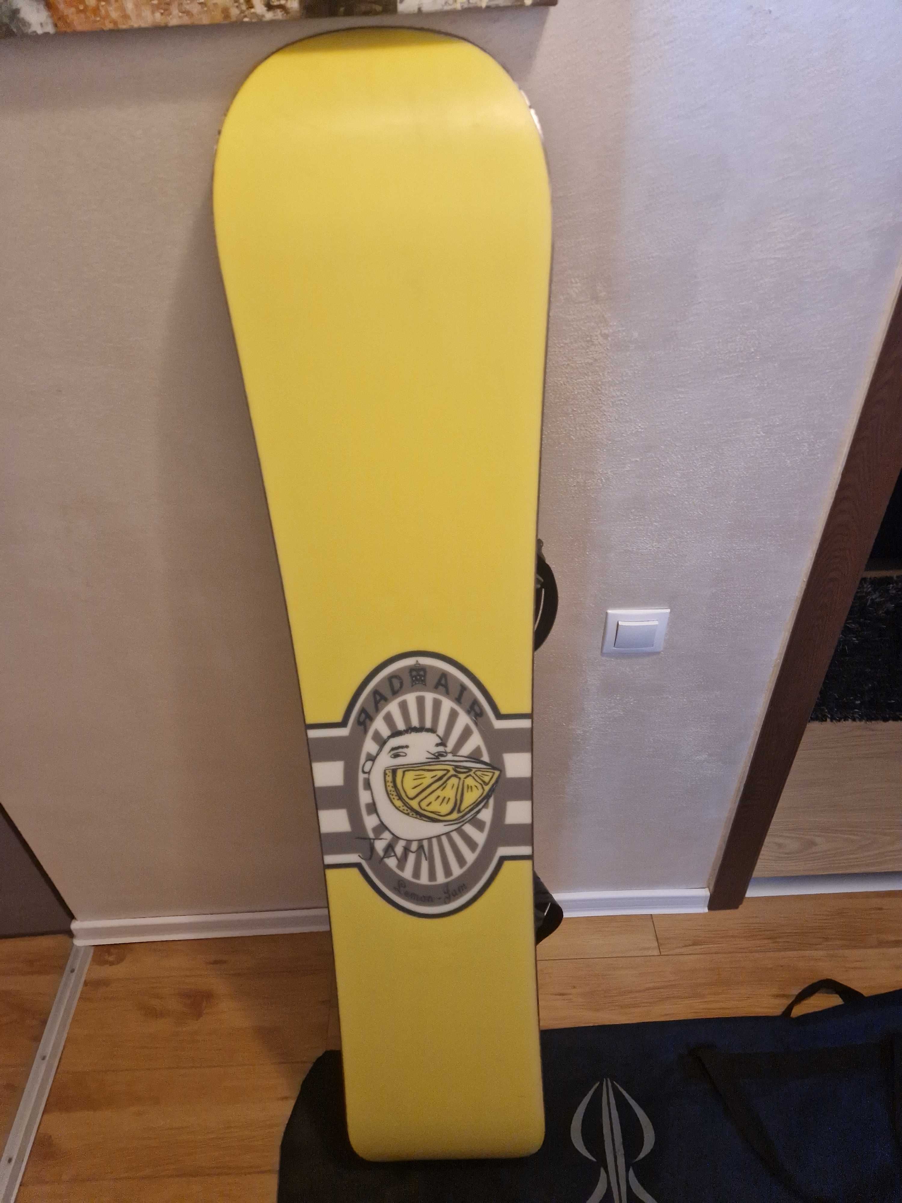 Placa Snowboard,Rad/Air Lemon Jam,inaltime 148cm,Plus Husa Inclus