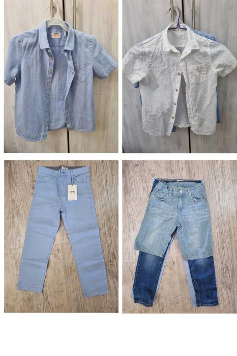 Летние детские вещи на мальчика 7 лет размер 122