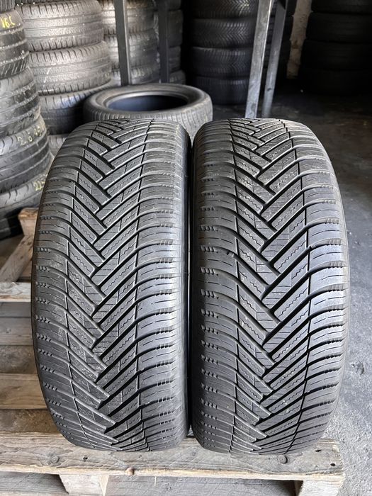 2 anvelope M+S 205/55/16 , Hankook ,  DOT 2020 , 6 mm