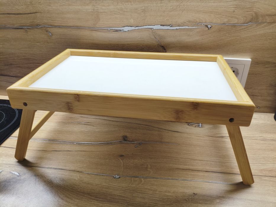 Деревянный столик для завтраков в кровать, 40 × 25 см