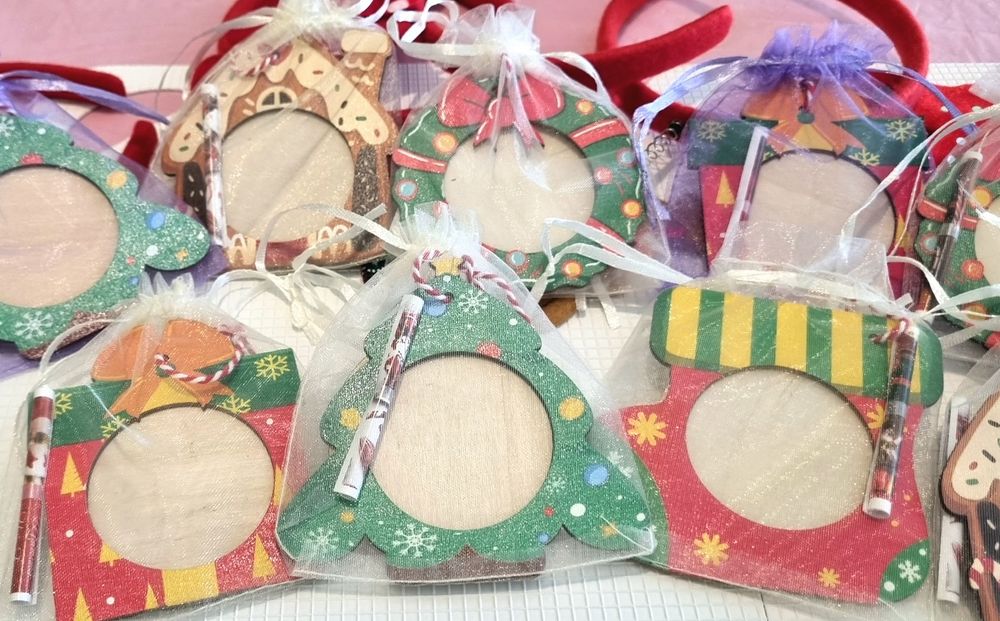 Коледни рамки за снимки за украса