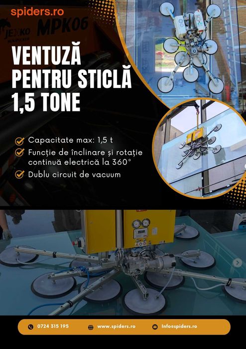 Inchiriere ventuza sticla