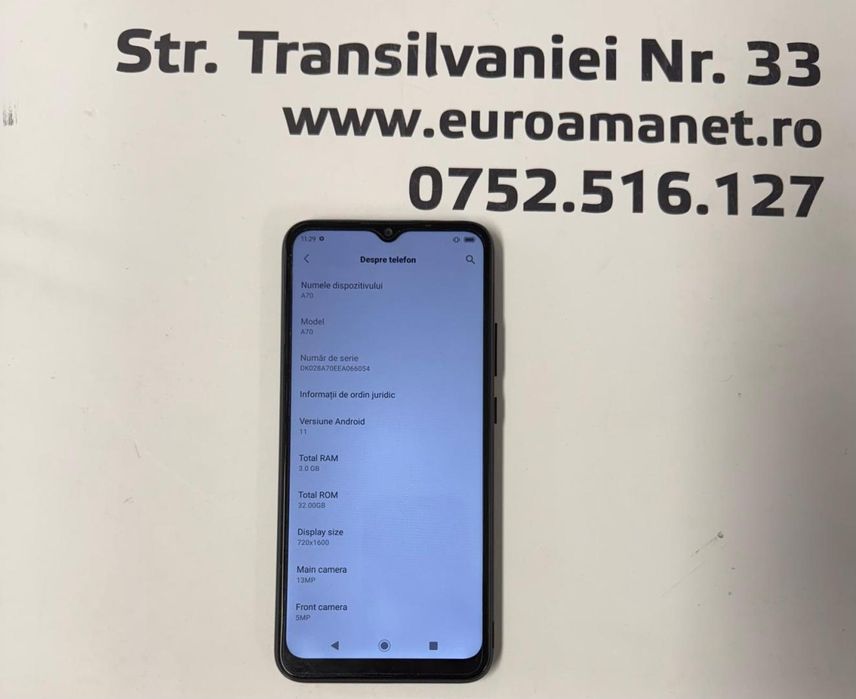 Blackview A70, 6.5", 3GB RAM, 32GB ROM -T-