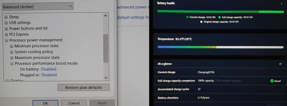 Lenovo Legion 5 ca nou 4800H RTX2060 115W 16GB 512GB baterie 80WH 2021