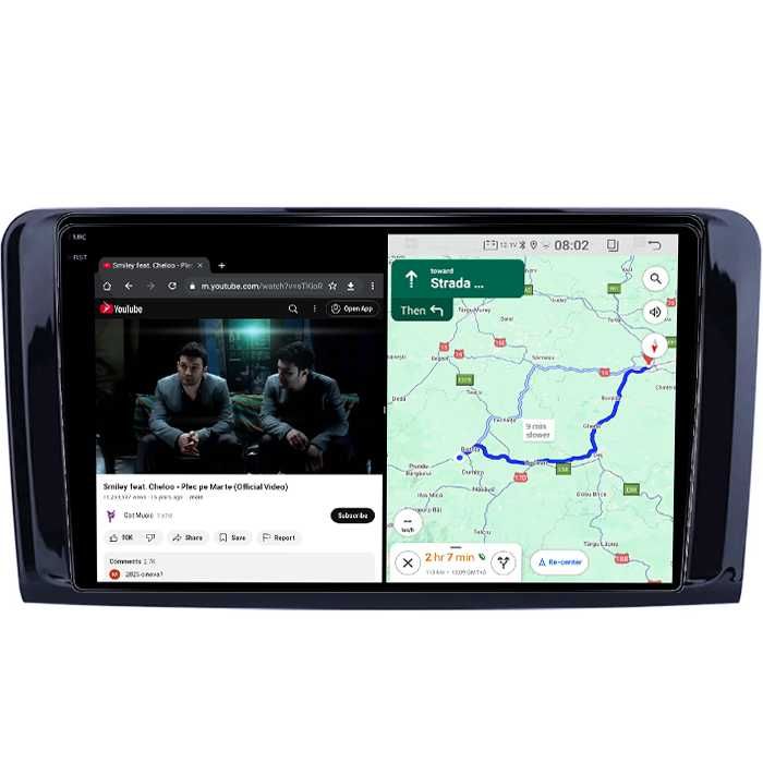 Navigatie Mercedes Benz ML W164  2005-2012,4GB RAM/64GB ROM, Android14