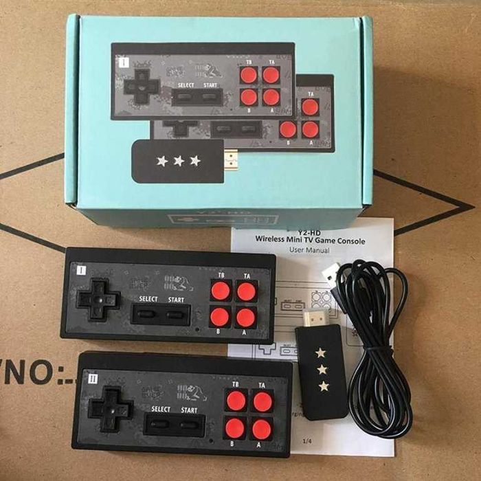 Безжична Ретро Конзола 4К HDMI с 2 Джойстика