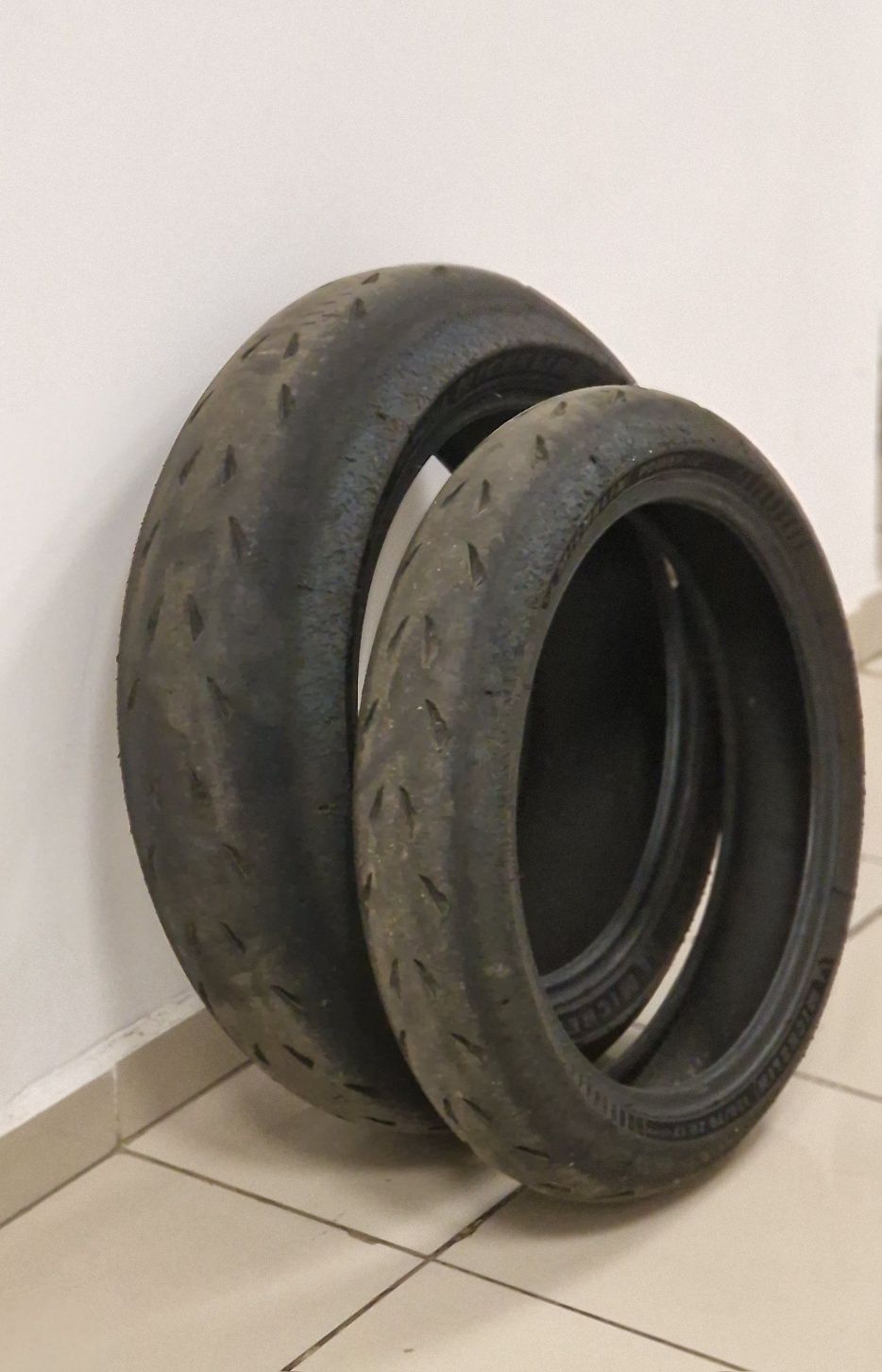 Set anvelope moto MICHELIN Power Cup 2, 200/55 120/70 ZR17