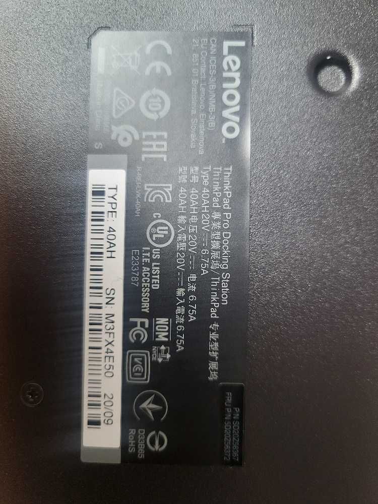 Docking Station Lenovo Thinkpad Pro