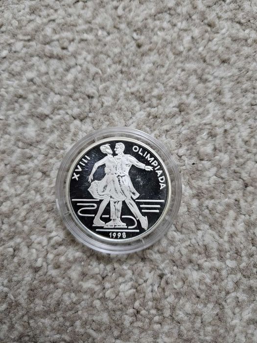 3 Monezi de 100 Lei de la Olimpiada Nagano 1998
