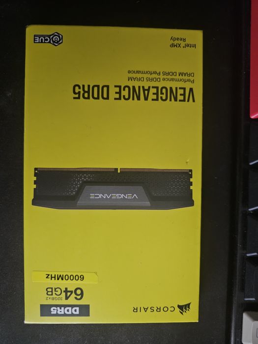 64GB (2×32GB) 6000 cl30 DDR5 памет, нова