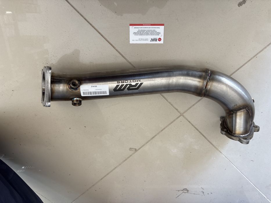 Downpipe даунпайп RM Motors Ауди Audi A6 4g 3.0 BiTDI 214105