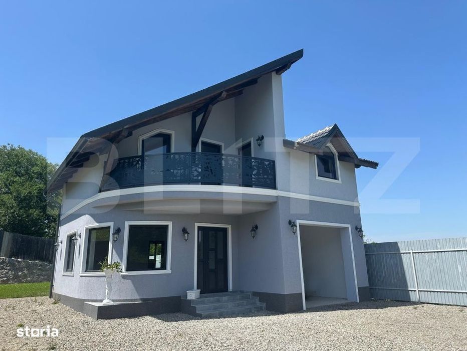 Casa NOUA de vanzare langa Brasov, zona linistita, 3 camere, teren 650