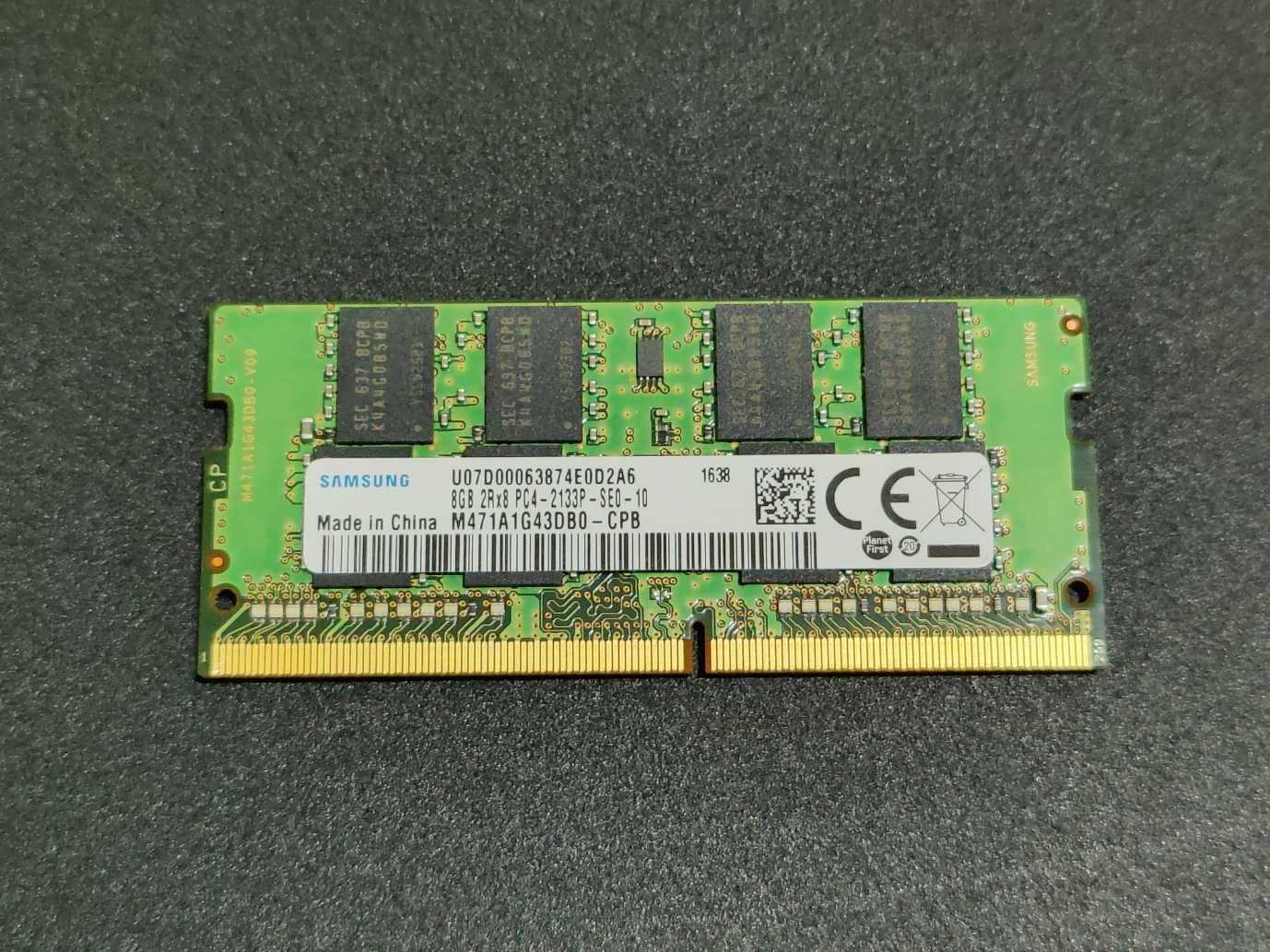 Memorie ram Laptop Samsung 8 GB DDR4 2Rx8 PC4-2133P