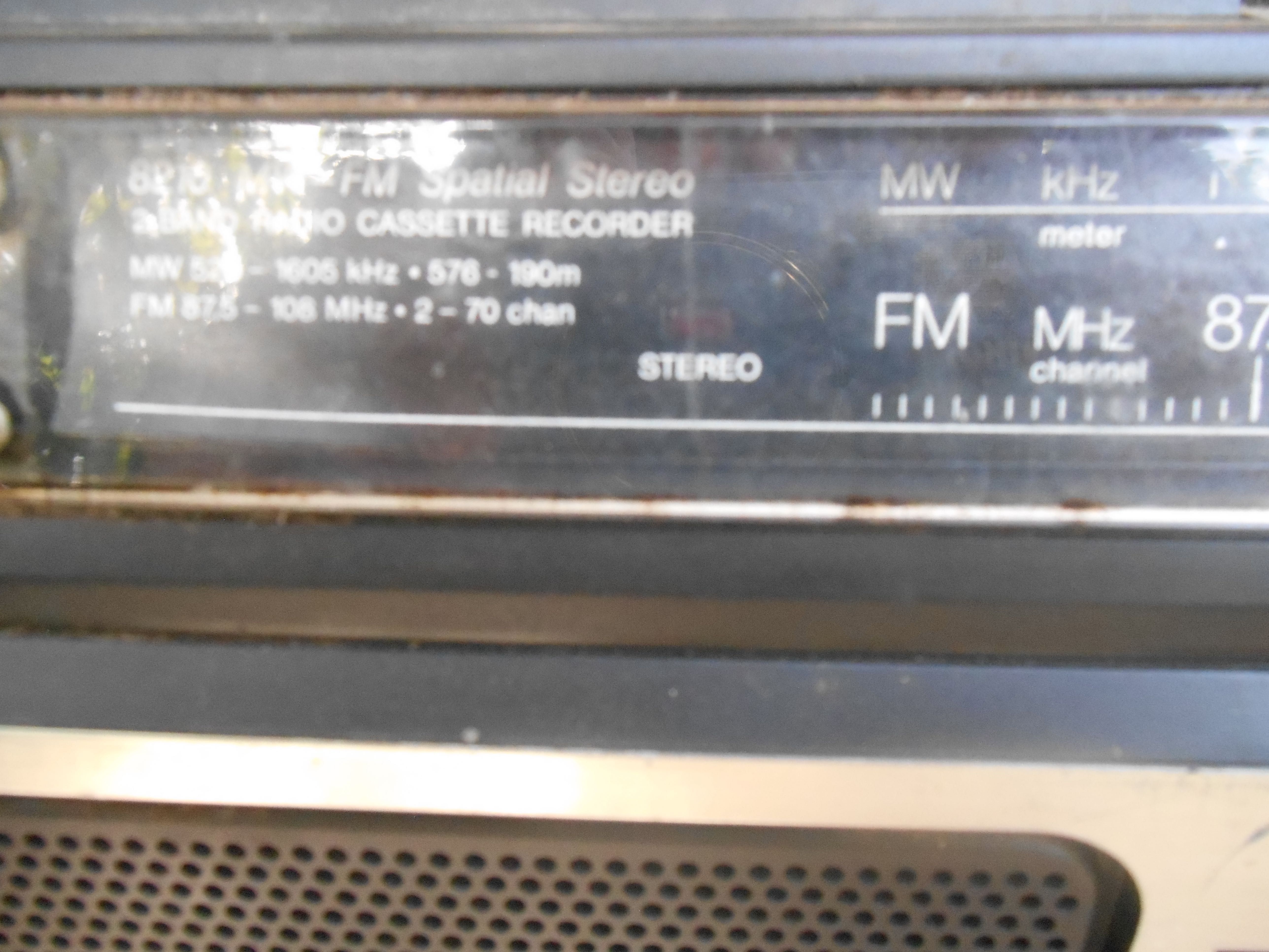Radio casetofon de colecție Philips 8210 Stereo Spatial