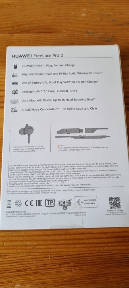 Casti Wireless Huawei FreeLace Pro 2 . Unic pe OLX .