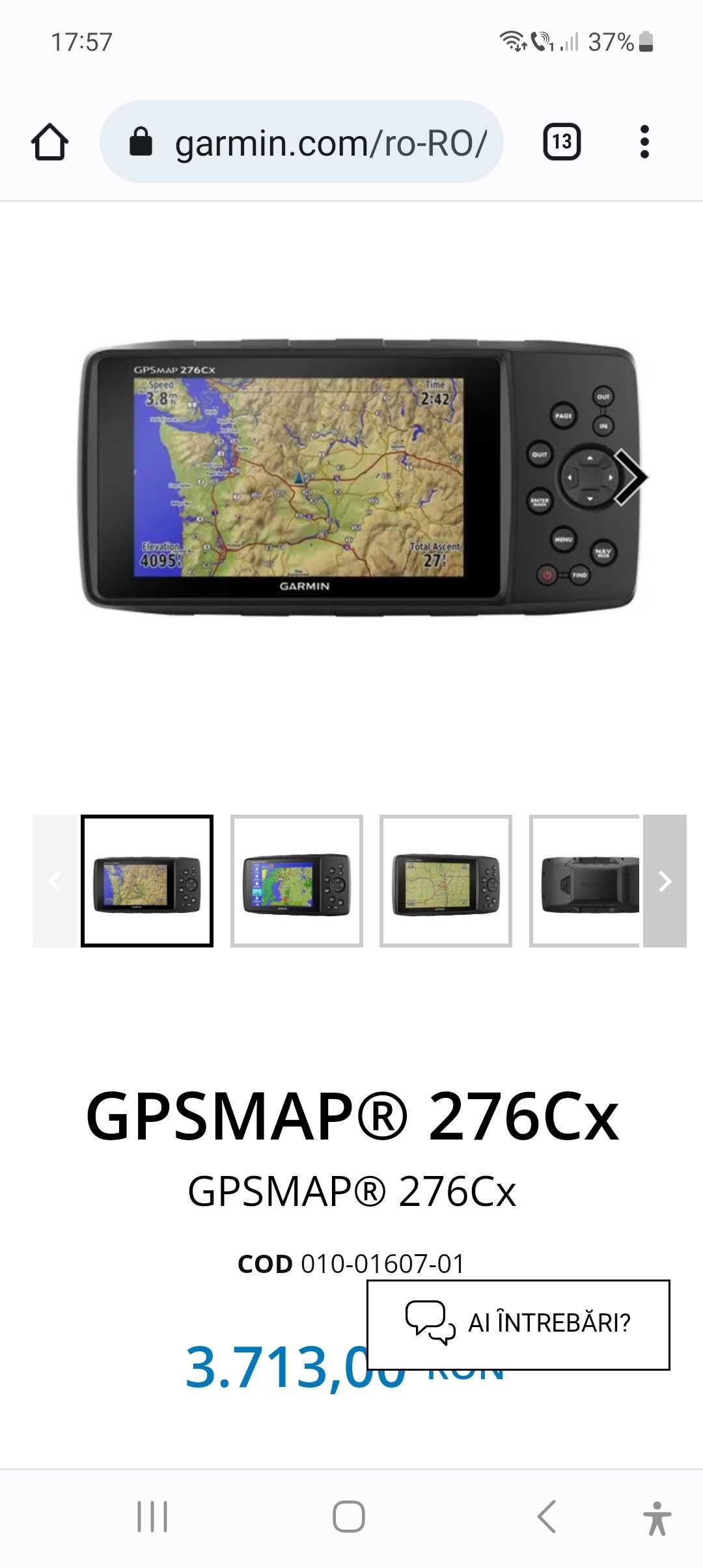 Gps Garmin Gpsmap 276 Cx