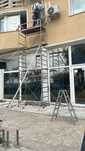 Schela metalica aluminiu pe roti