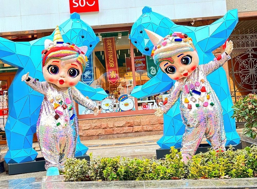 Ayiq Teddy quyon 70 dan ortiq animatorlar sizni xizmatizda