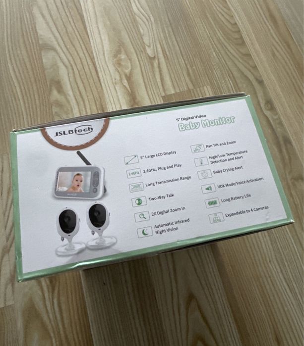 Baby Monitor • 2 cemere supraveghere • NOU • Sigilat