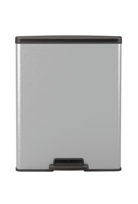 Кош за боклук Curver, С педал, Правоъгълен, Сив, 65 л