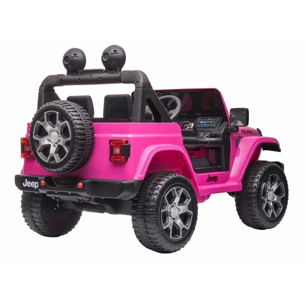 Masinuta electrica copii 2-8 ani Jeep Rubicon 180W 4x4, R.Moi Roz