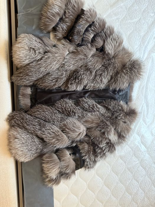 Дамско яке с естествен косъм