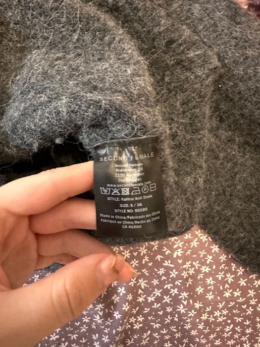 Rochie second female din alpaca si lana