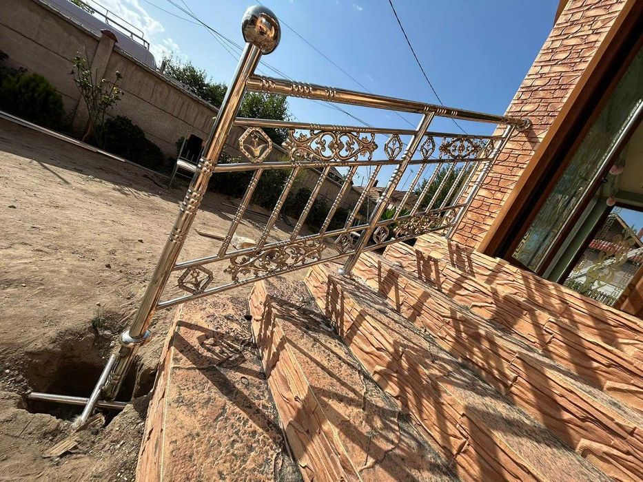 Balustrada de inox simplu