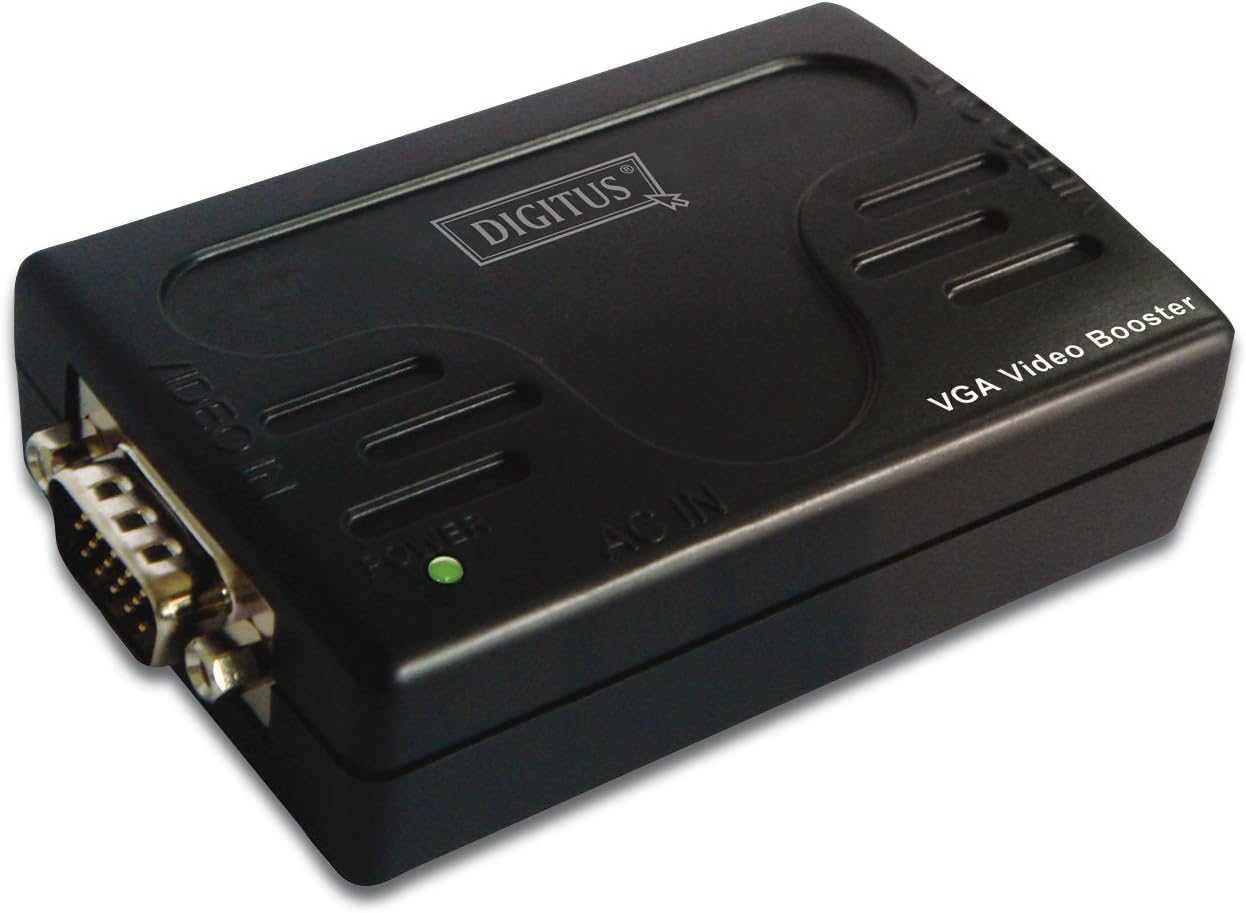 DIGITUS VGA видео усилвател/удължител до 65м, 300MHz, макс 1920x1440