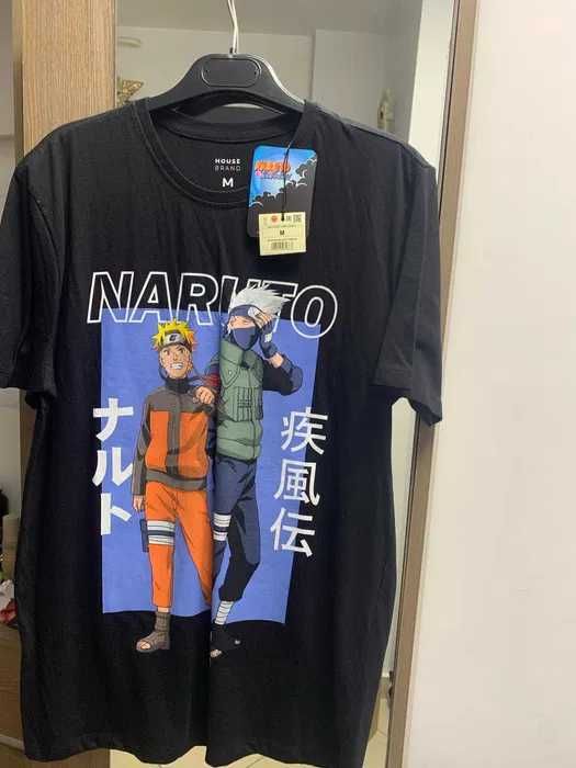 Tricou negru - tematica Naruto marimea M