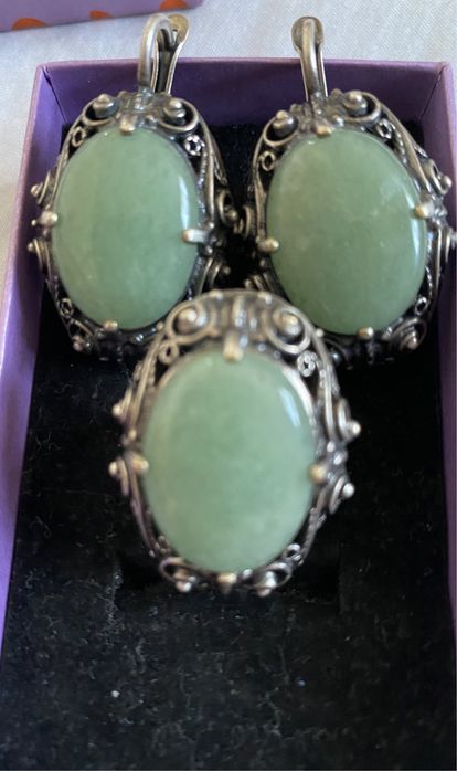 Благородный комплект из мельхиора