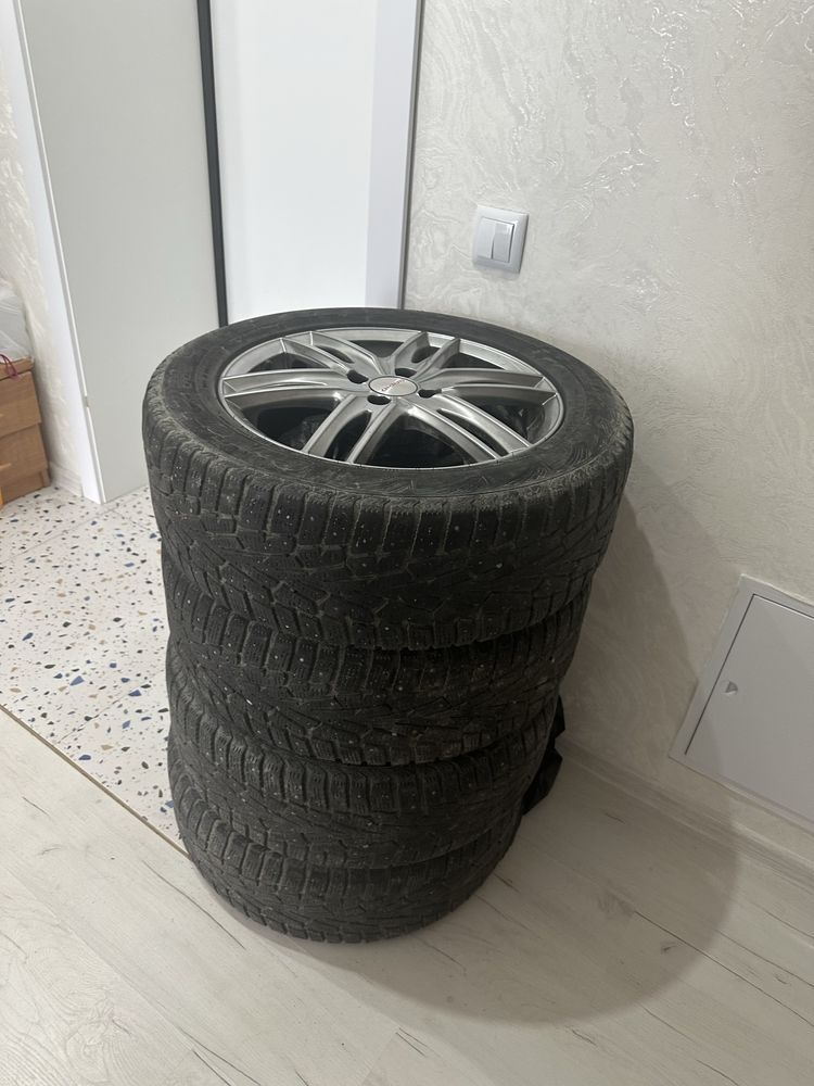 Продаю зимние шины с дисками Cordiant snow cross
