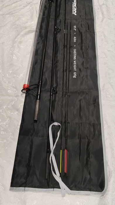 Lanseta Preston Ascension Feeder, 4.00m, 120g, 3+3buc., impecabila