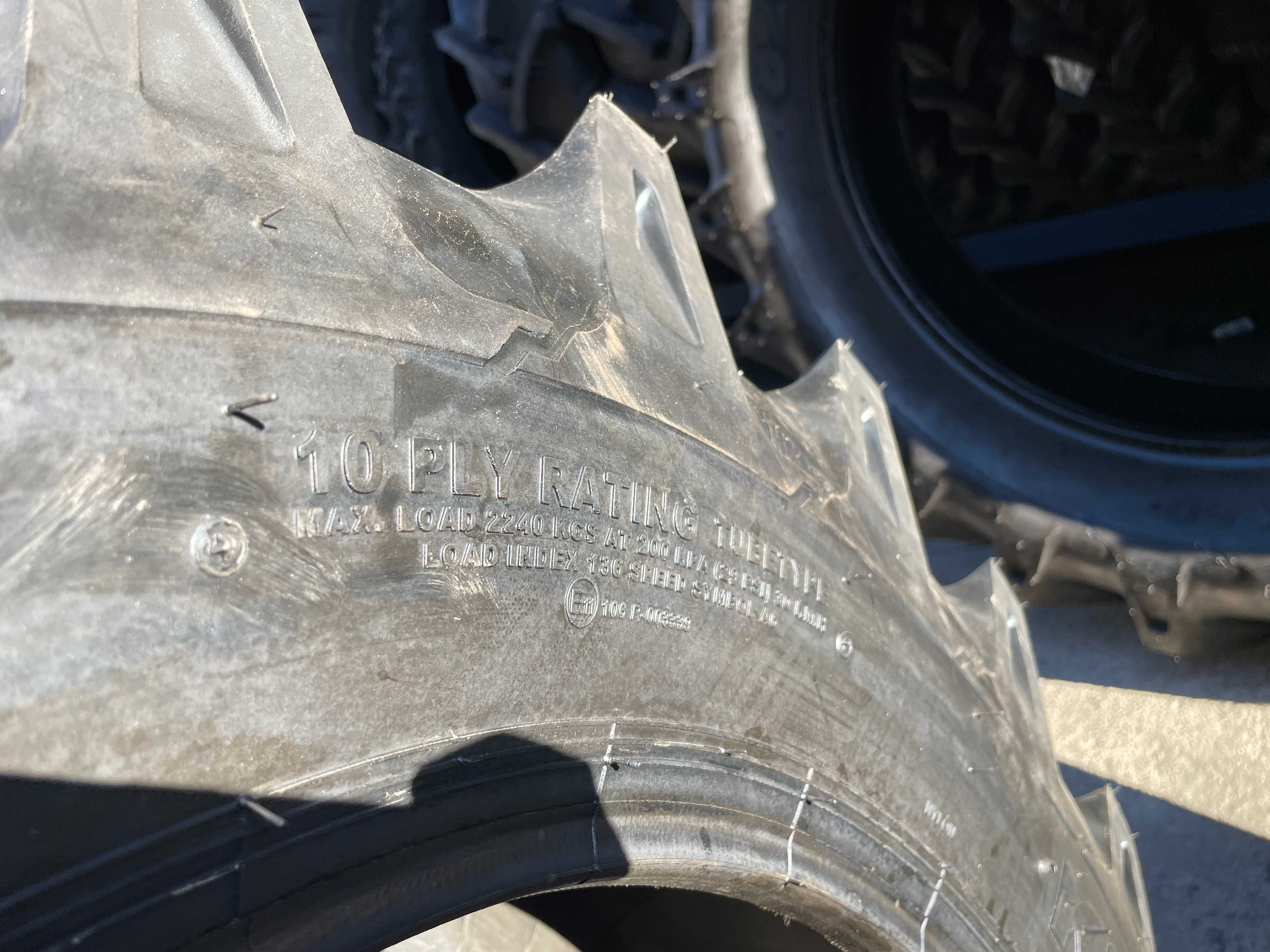 Anvelope noi 14.9-30 cu 10 pliuri marca OZKA pentru tractor spate