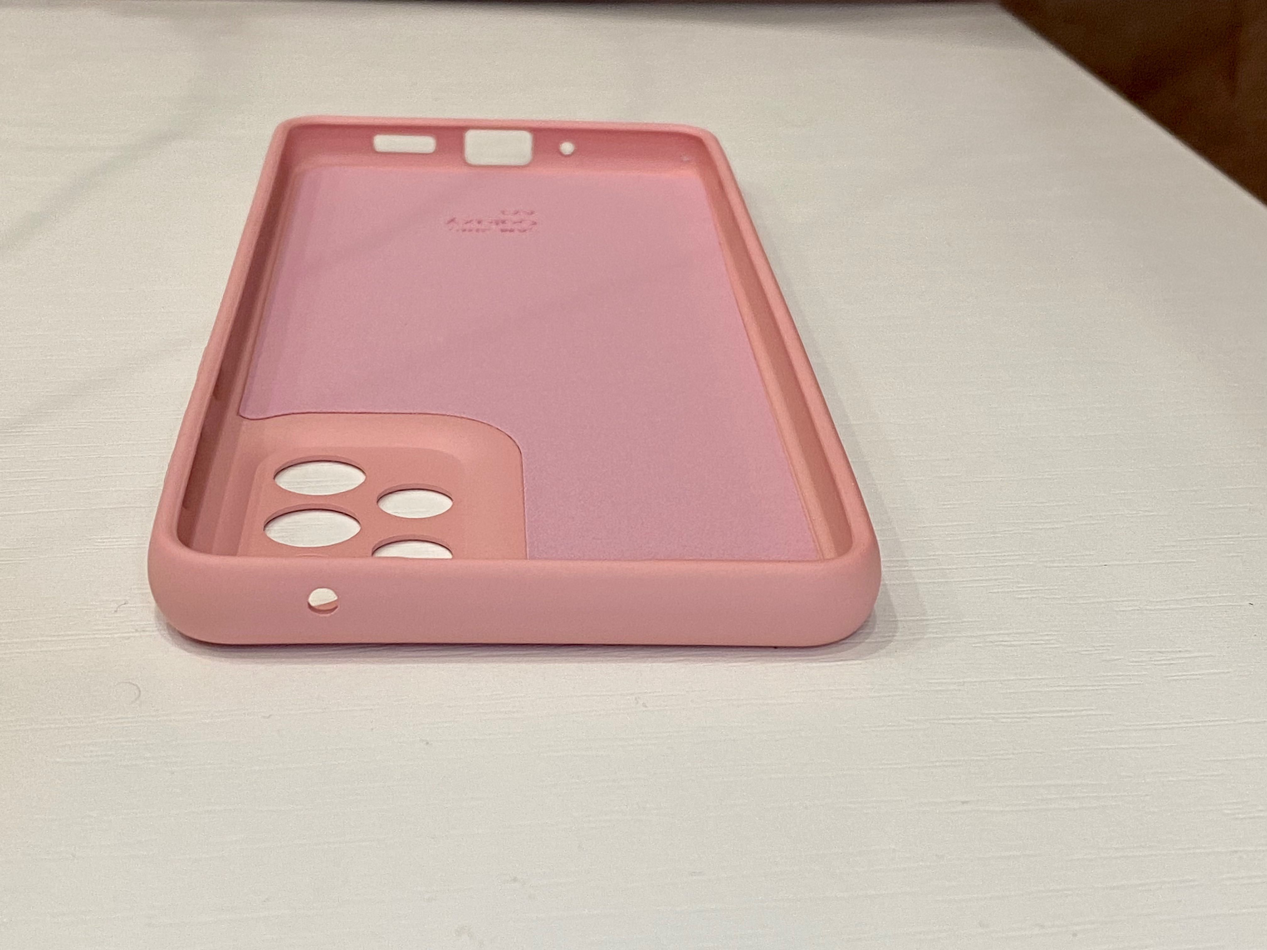 Чехол А73 Silicone Cover Samsung Galaxy A73 pink