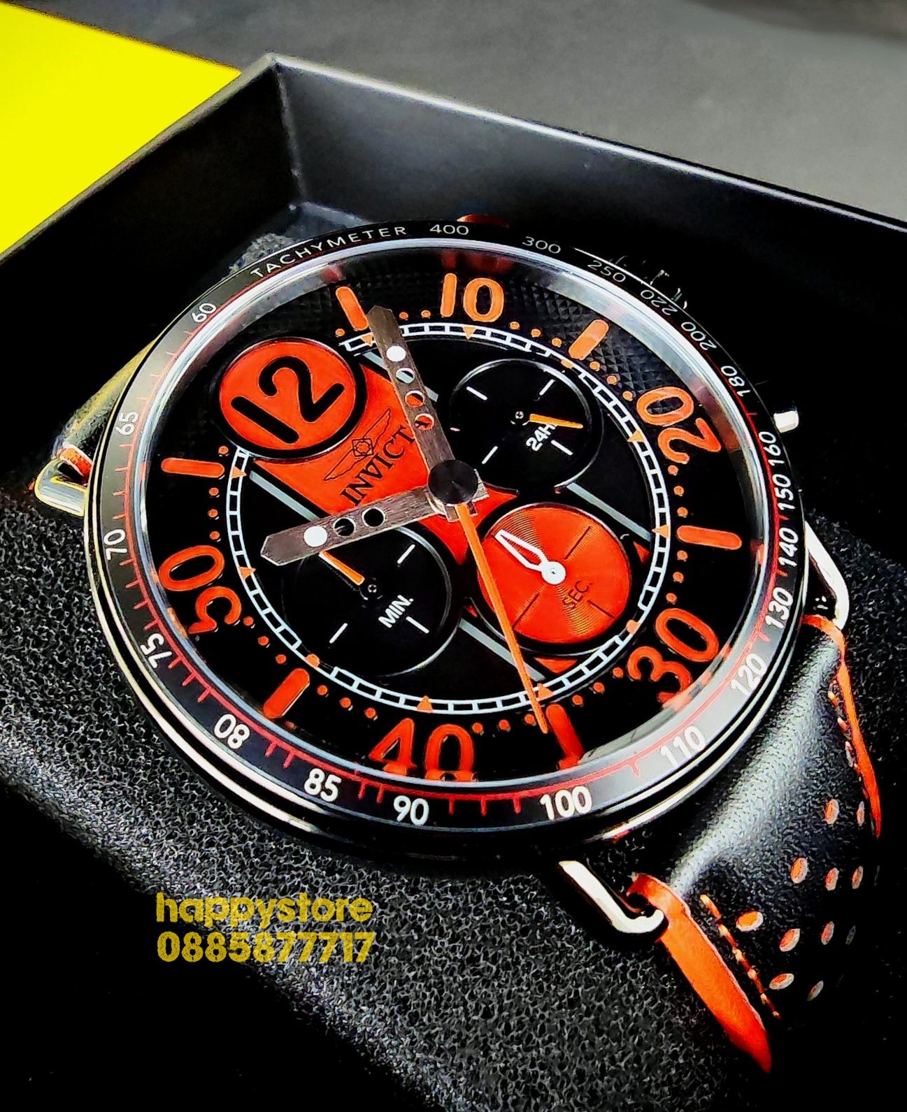 INVICTA Racing Aero Orange 44 mm, Инвикта нов ръчен часовник