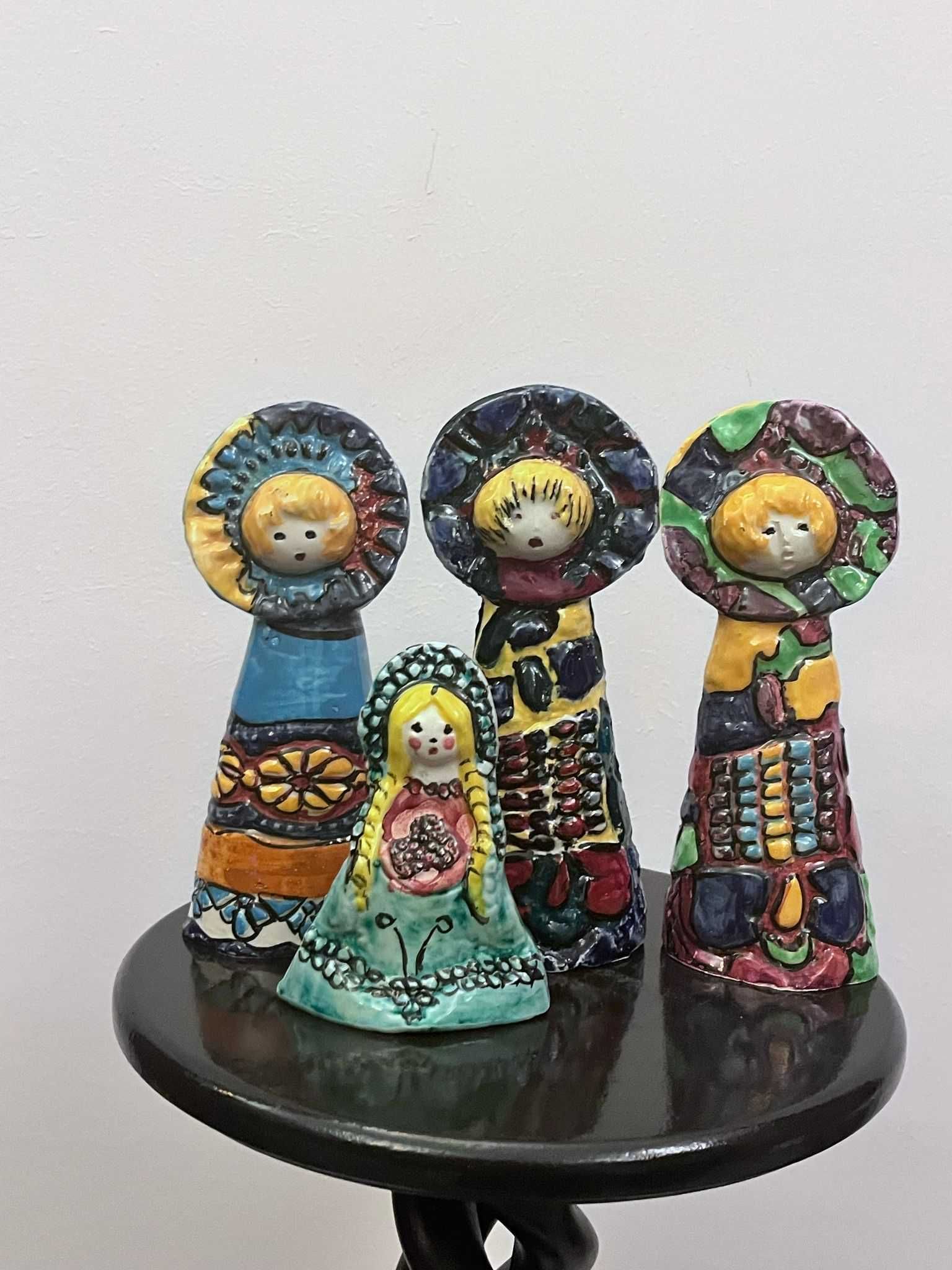 Set patru bibelouri statuete bibelou ANNA ISA SUEDIA ceramice