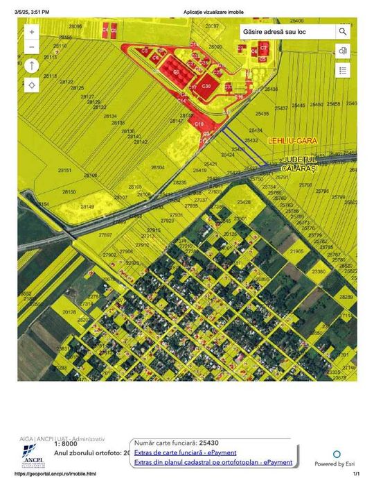 Teren Intravilan Industrial 7.041 mp lângă A2 – Ideal Investitii