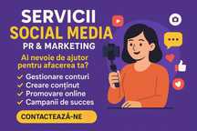 Pr, marketing si social media management.