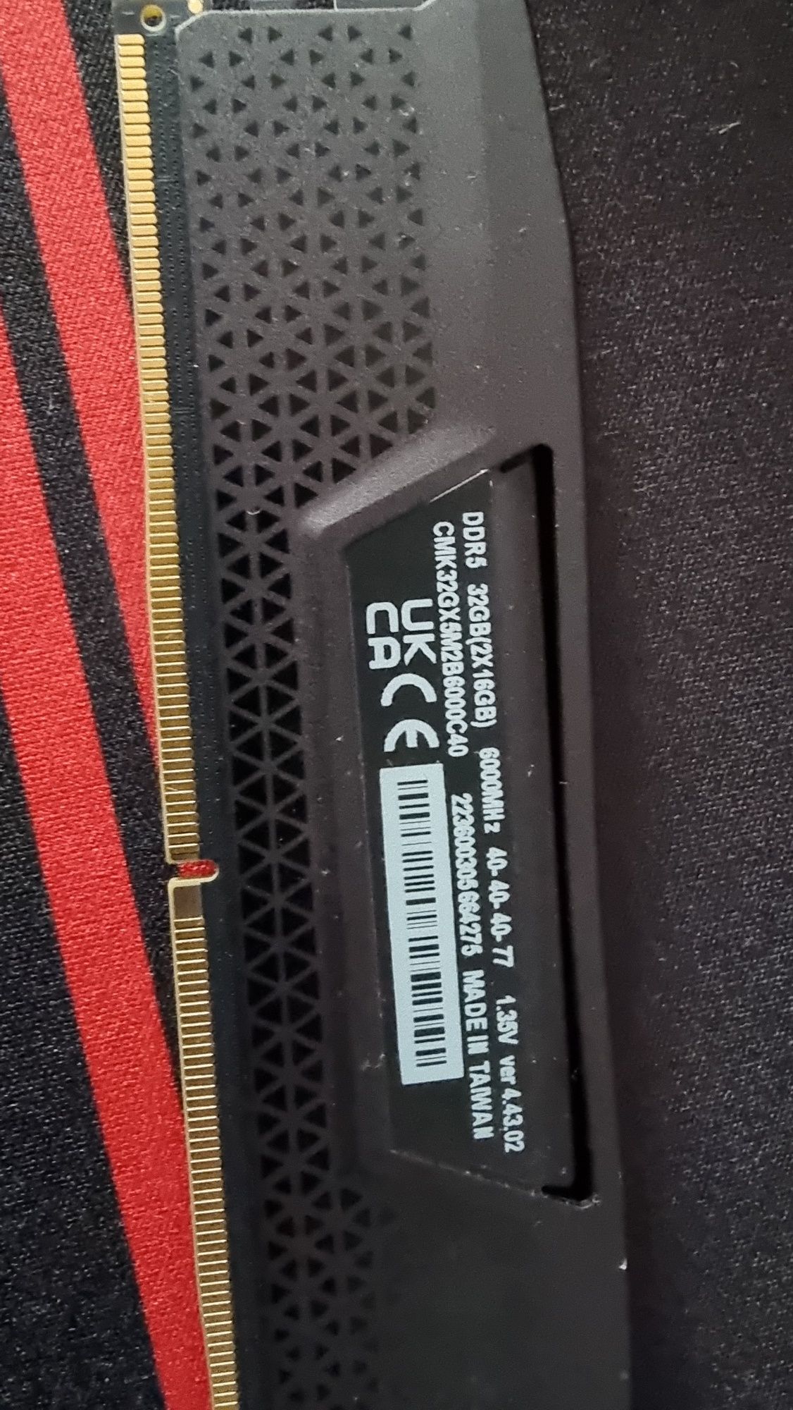 Memorie ram  corsair vengeance 2x16 GB