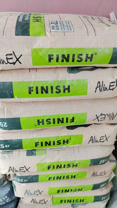 Продам финишную шпаклёвку alinex 7 мешков