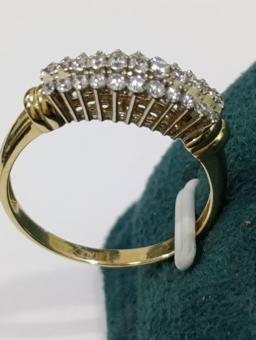 Золотое кольцо, новые бренды, Alfa gold .вес  2,88 гр. Проба