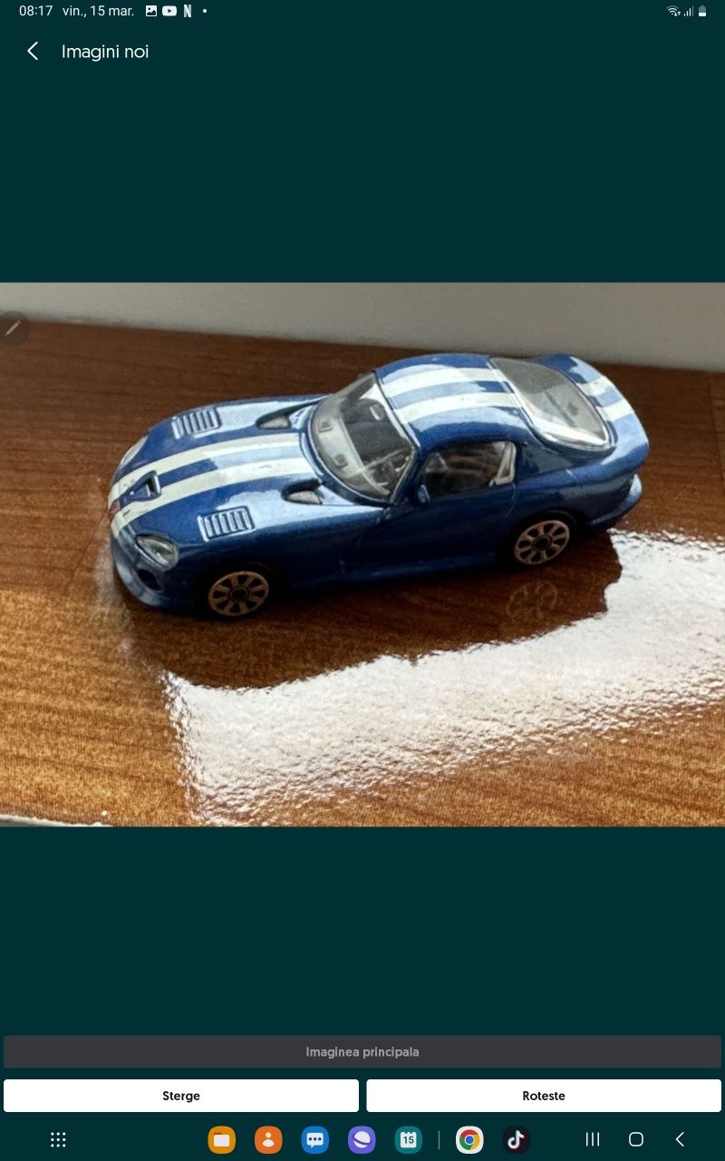 Macheta auto Burago 1:43 Dodge Viper