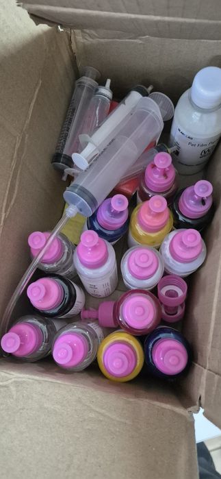 Pachet Epson L1800 DTF + Cuptor Albatros+consumabile